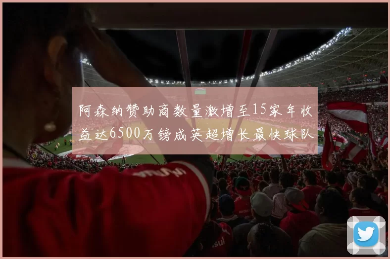 阿森纳赞助商数量激增至15家年收益达6500万镑成英超增长最快球队